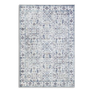 Světle modrý koberec 200x290 cm Saveh Cream Blue – Elle Decoration